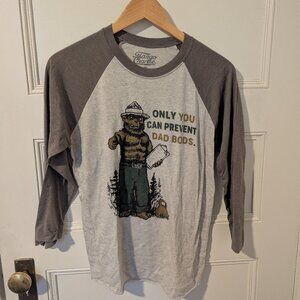 Smokey Bear “Only You Can Prevent Dad Bods”  Tee